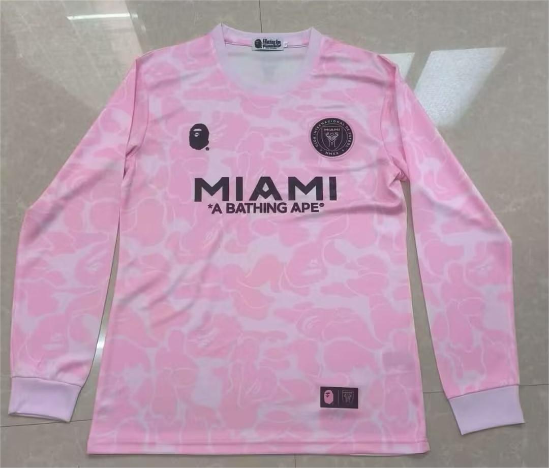 AAA Quality Inter Miami 23/24 Special White/Pink Long Jersey